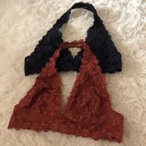Two Free People Bralettes